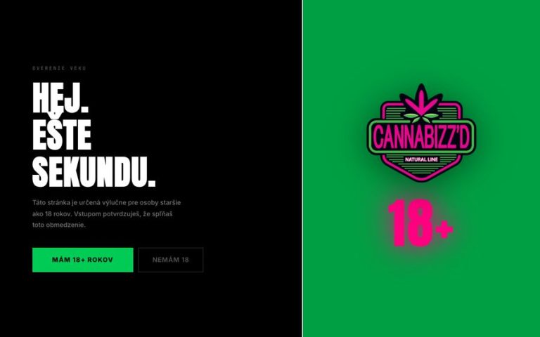 Capture de la page d’accueil de Canna Bizz’D