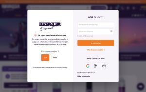 Capture de la page d’accueil de Le Vapoteur Discount