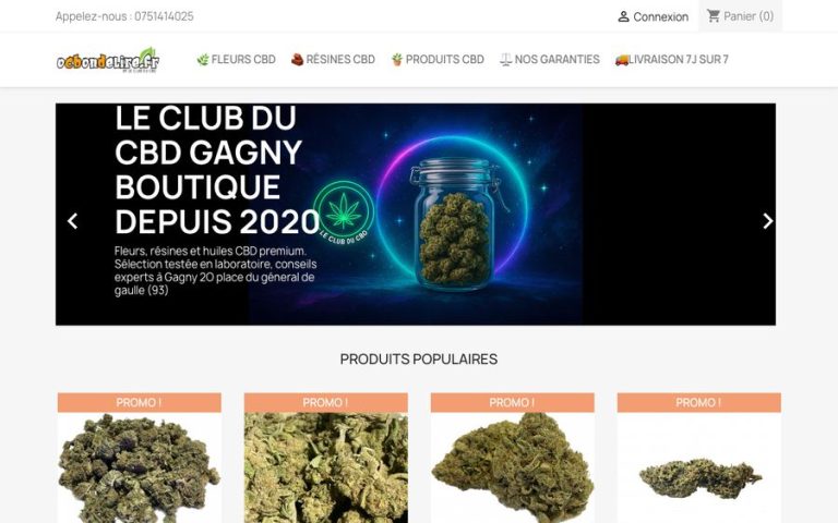 Capture de la page d’accueil de Ocbondelire